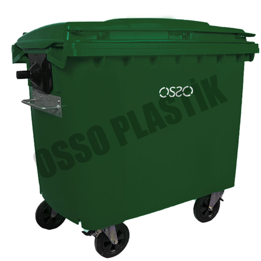 OSSO 1100 Litre Plastik Çöp Konteyner