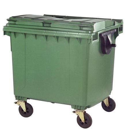 OSSO 1100 Litre Plastik Çöp Konteyner
