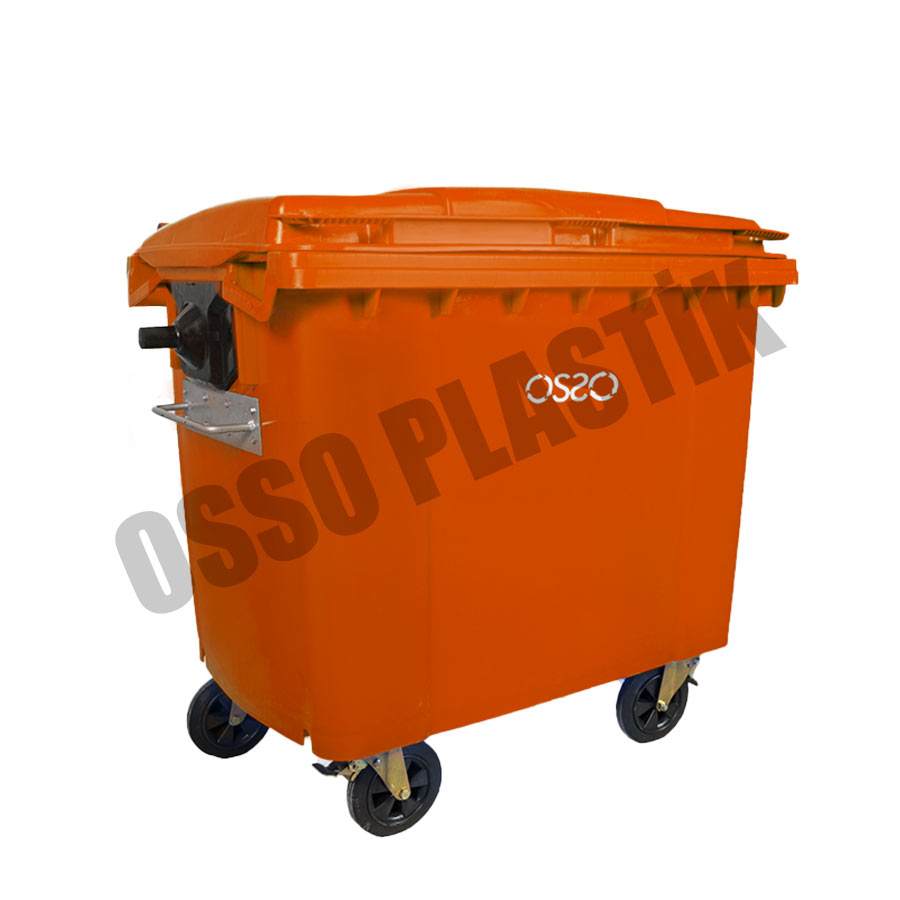 OSSO 660 Litre Plastik Çöp Konteyneri