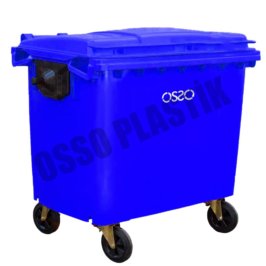 OSSO 1100 Litre Plastik Çöp Konteyner